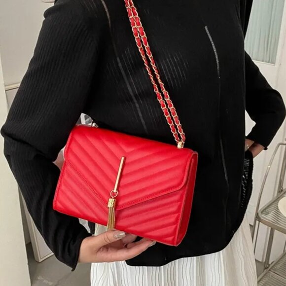 Richly Chic Handbag Crossbody Purse, Black - Picture 3 of 4